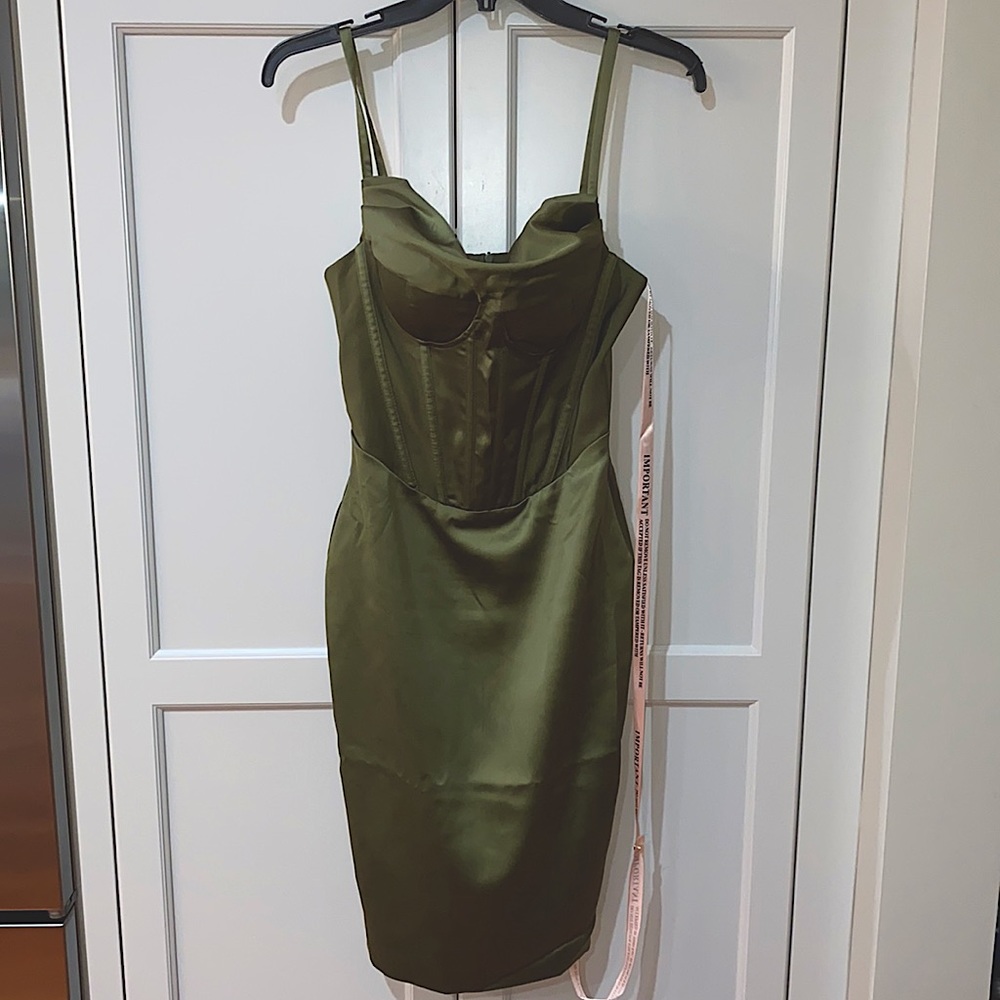 MYRNA Corset Slip Dress